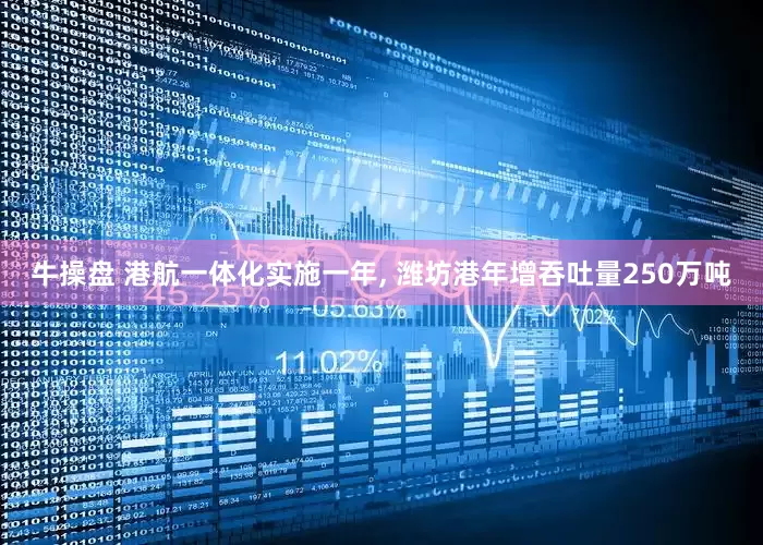 牛操盘 港航一体化实施一年, 潍坊港年增吞吐量250万吨