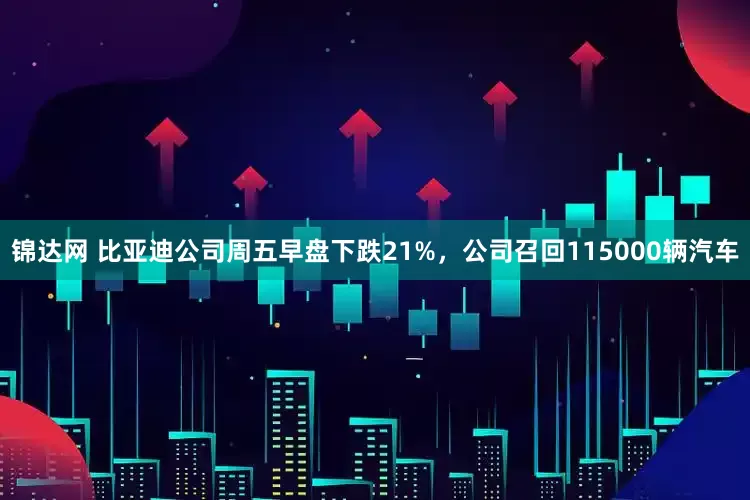 锦达网 比亚迪公司周五早盘下跌21%，公司召回115000辆汽车